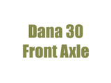 1967-1971 IHC Scout Dana 30 Front Axle